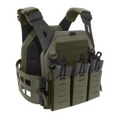 Soporte Warrior V2 de perfil bajo cortado con láser con triple cuerda elástica 5.56 negro
