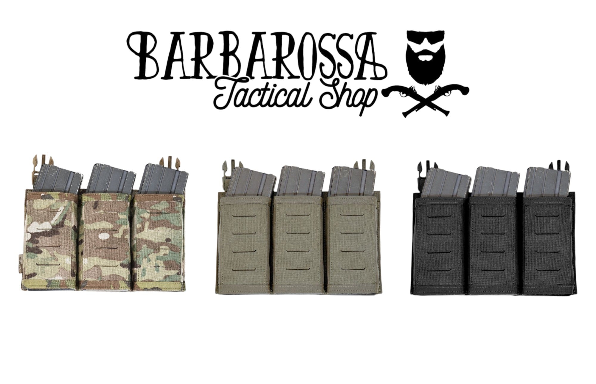 Warrior Laser Cut Detachable Triple Snap Mag Panel