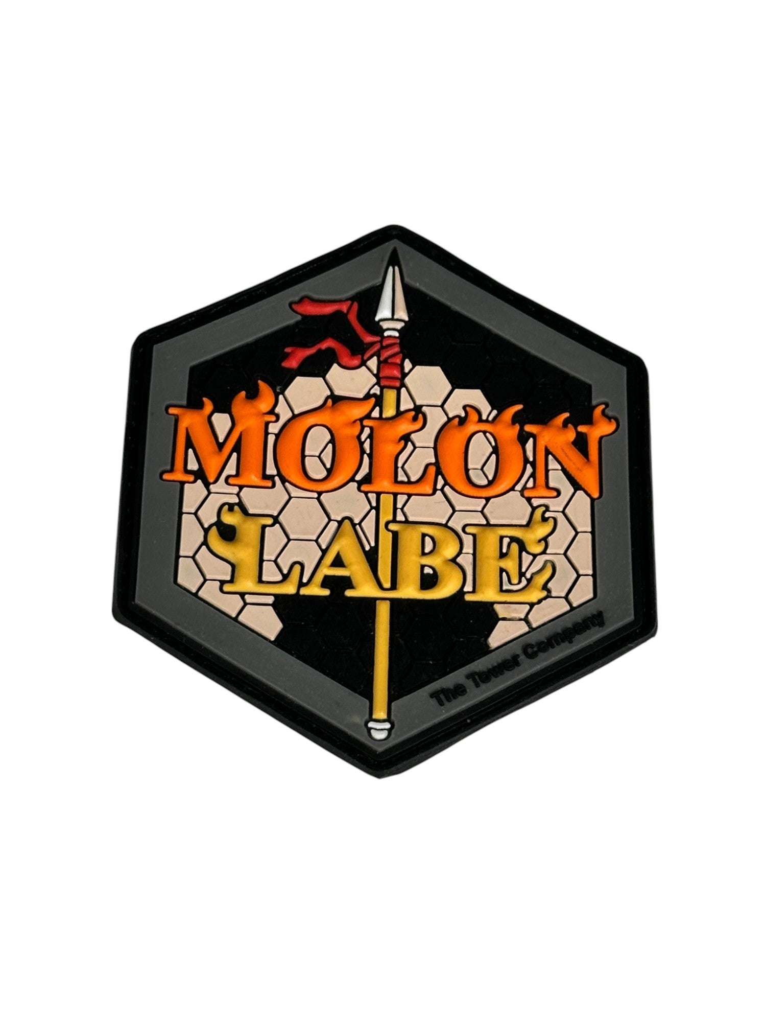 Patch Molon Labe - Orange/Yellow
