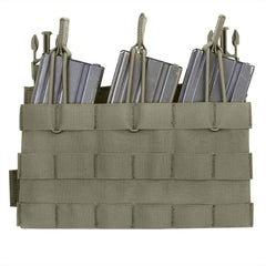 Bolsa abierta triple extraíble Warrior MOLLE para RPC - OD