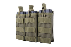 Triple magazine pouch for M4/M16 open top TAN