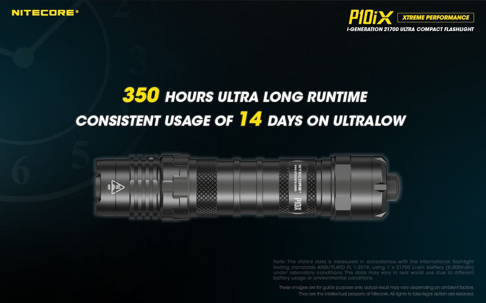 Nitecore - P10iX Torcia Tattica Ricaricabile USB-C - 4000 Lumens e 158 metri