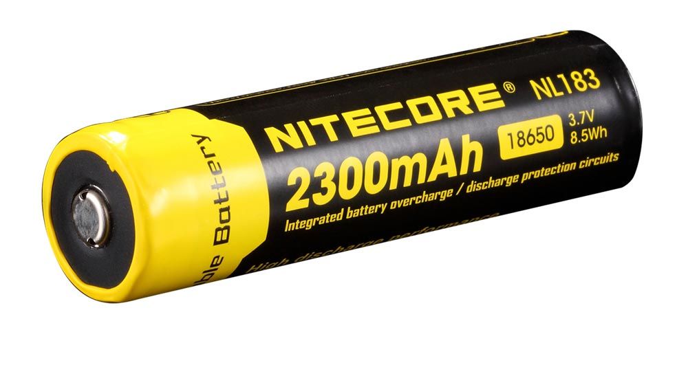 Nitecore - NL1823 - Batteria ricaricabile protetta Li-Ion 18650 3.7V 2300mAh