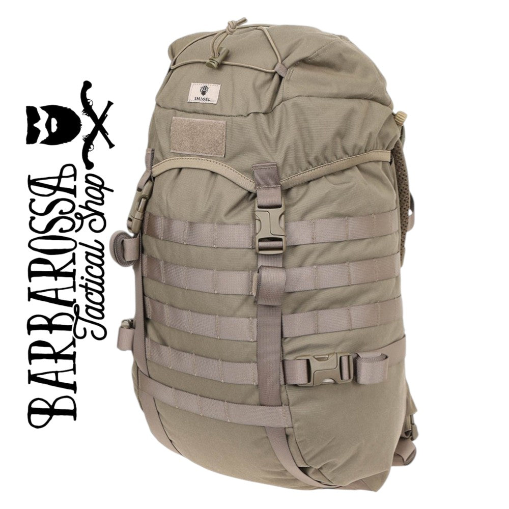 Snigel Rucksack SNIGEL - Mission Backpack 1.1 - 30L - Grey – Barbarossa Tactical Shop