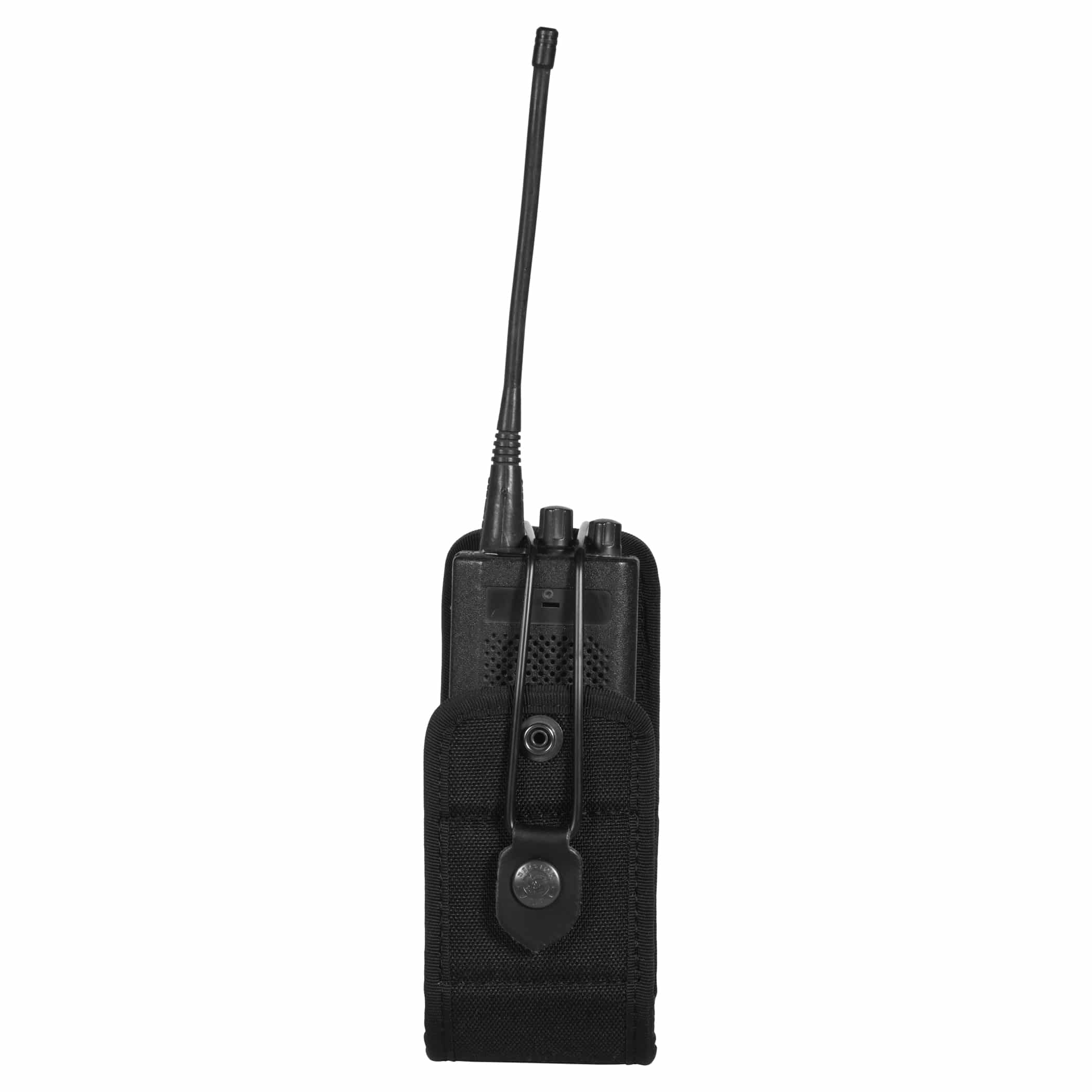 Vega Holster - Porta radio in Cordura Regolabile - Nero