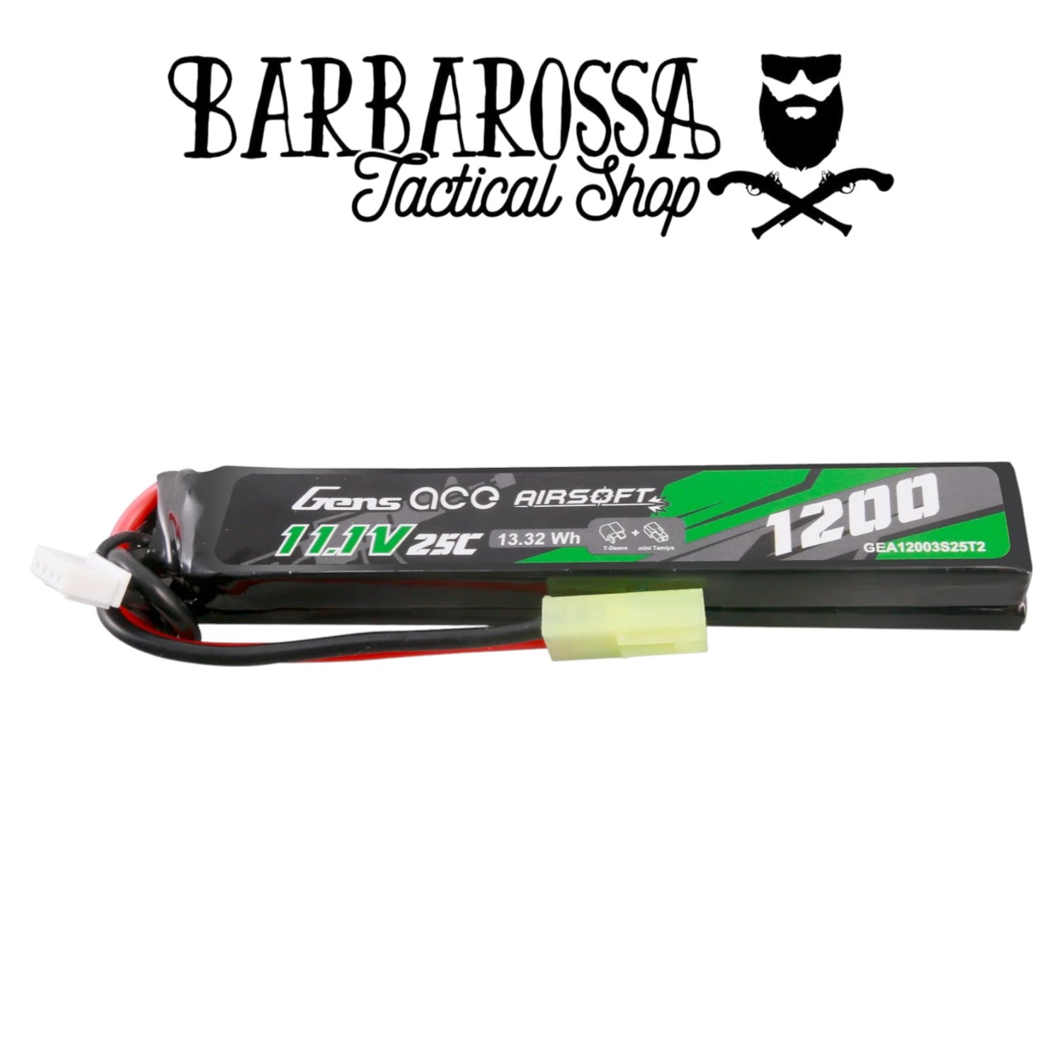Gens Ace - Lipo 11.1v 1200mAh - Tamiya Nunchuck x2