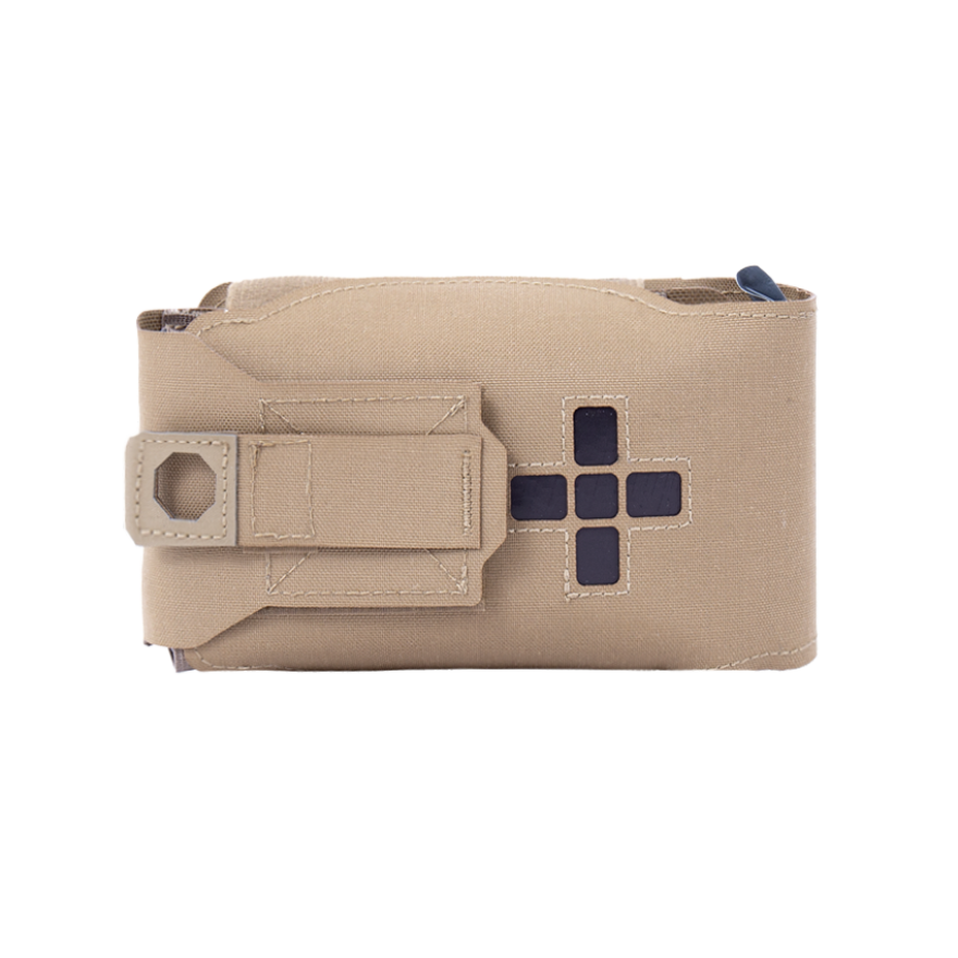 Botiquín de primeros auxilios individual horizontal pequeño con corte láser Warrior - MultiCam 
