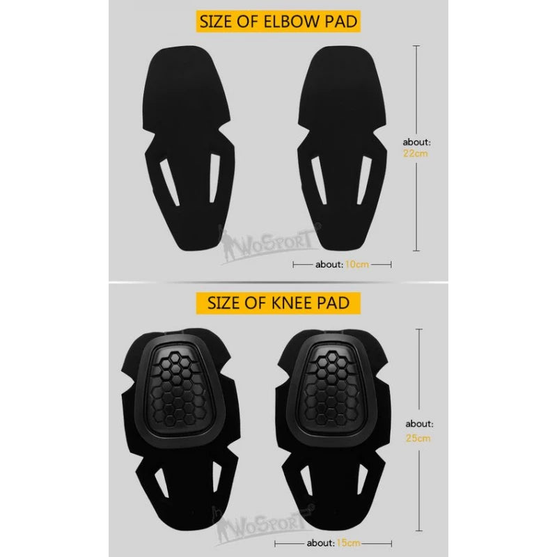 G4 Knee/Elbow Pads Set - Black