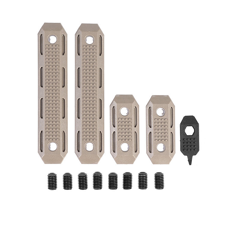 PTS - EP M-LOK Rail Cover Set - Dark Earth