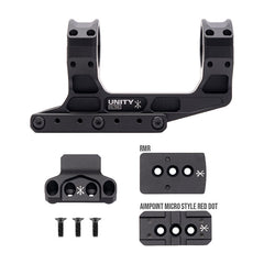 PTS Unity Tactical - FAST LPVO Optics Mount Set - Black