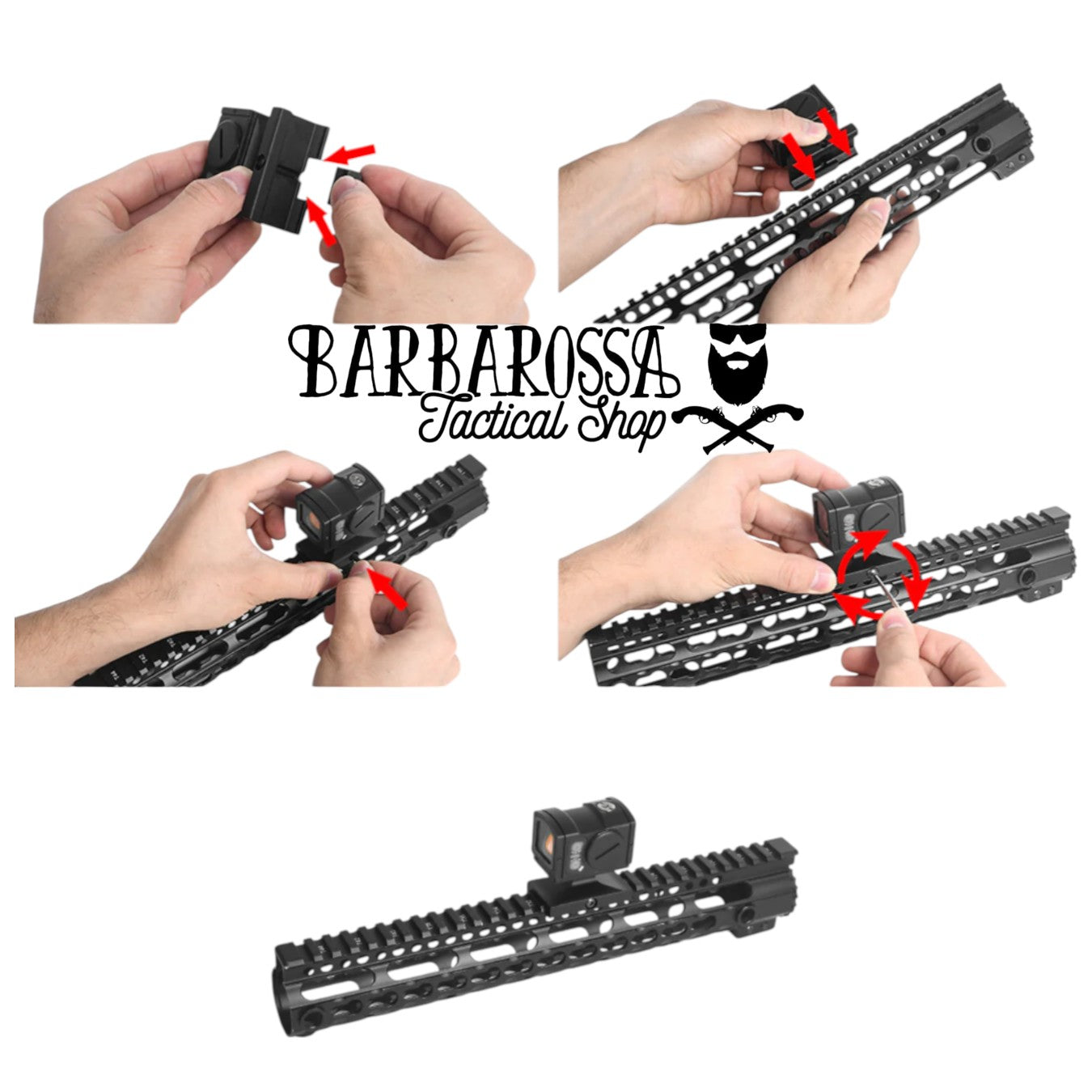 AIM-O ACRO P-2 Red Dot - Black