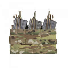 Bolsa abierta triple extraíble Warrior MOLLE para RPC - OD