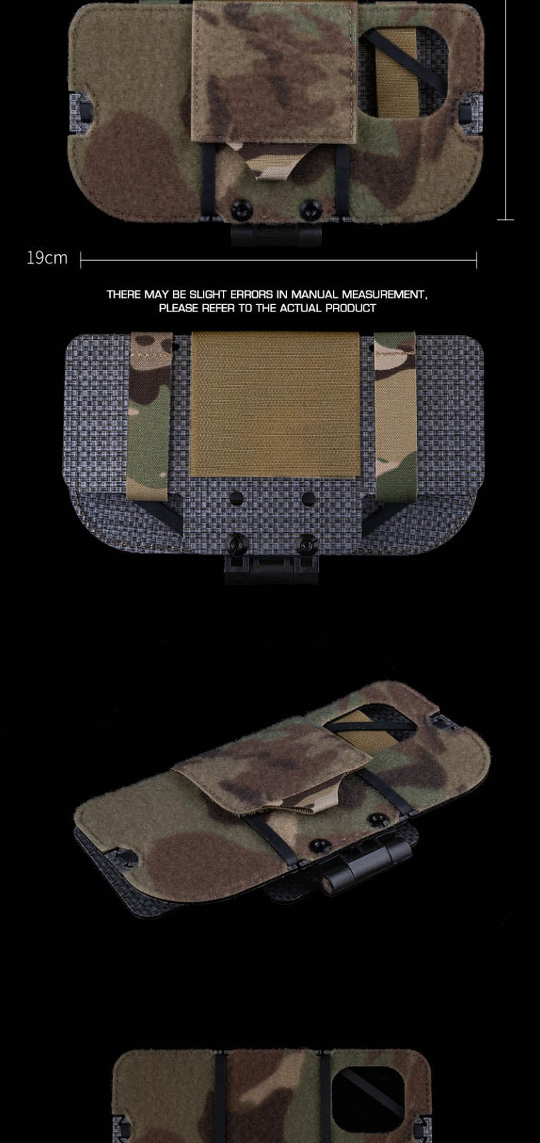 Soporte plegable para teléfono TMC FlipLite - Multicam