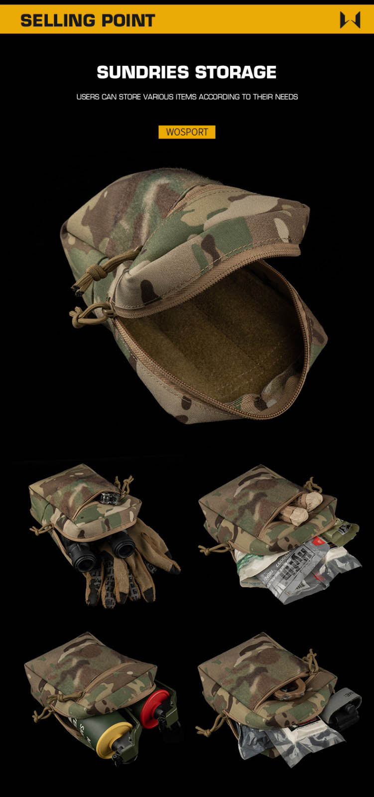 WoSport - Universal GP Pouch (M)