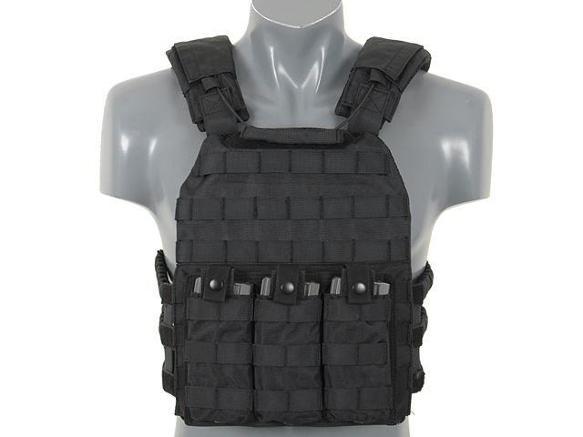 Portaplacas First Defense - Negro