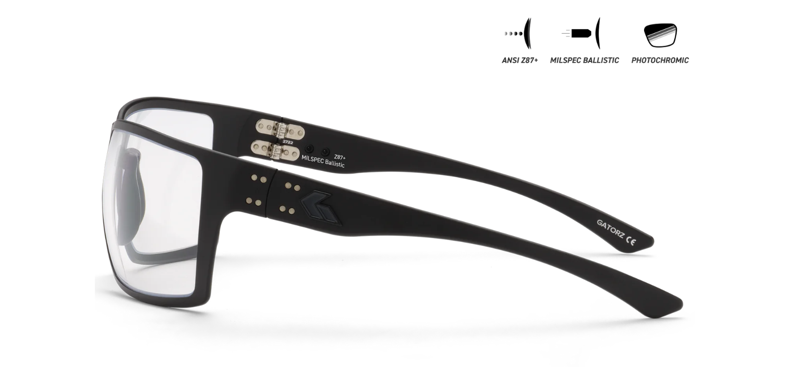GATORZ - Marauder, MILSPEC Black Cerakote, Photochromic w/Anti-Fog