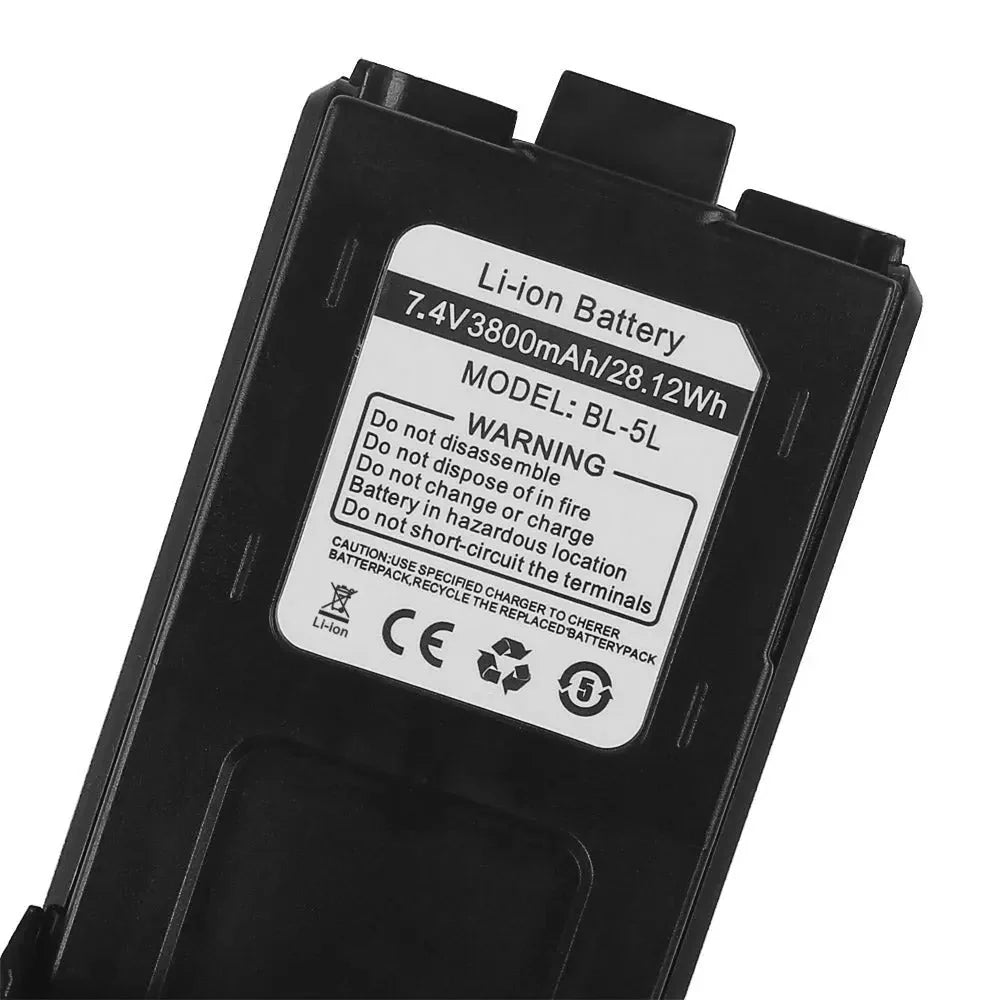 Baofeng - Batteria Maggiorata da 3800mAh Li-ion per UV-5R