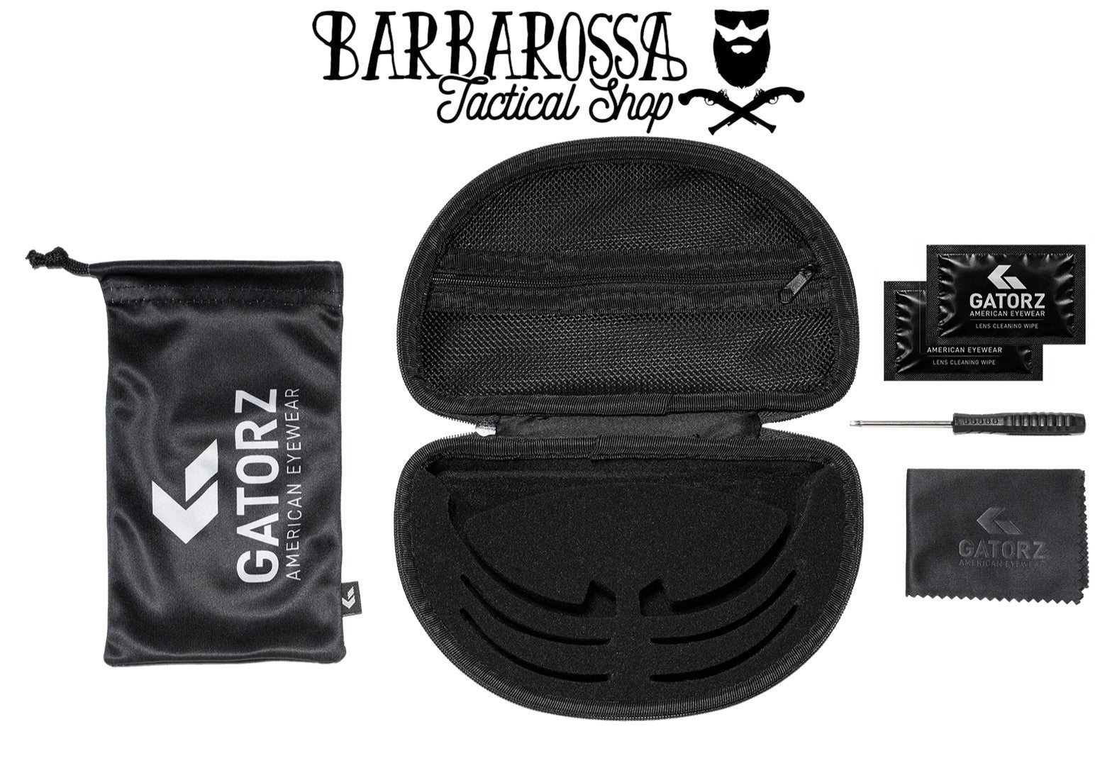 GATORZ - TACTIS, ANSI Z87+/MILSPEC Ballistic Black w/Anti-Fog