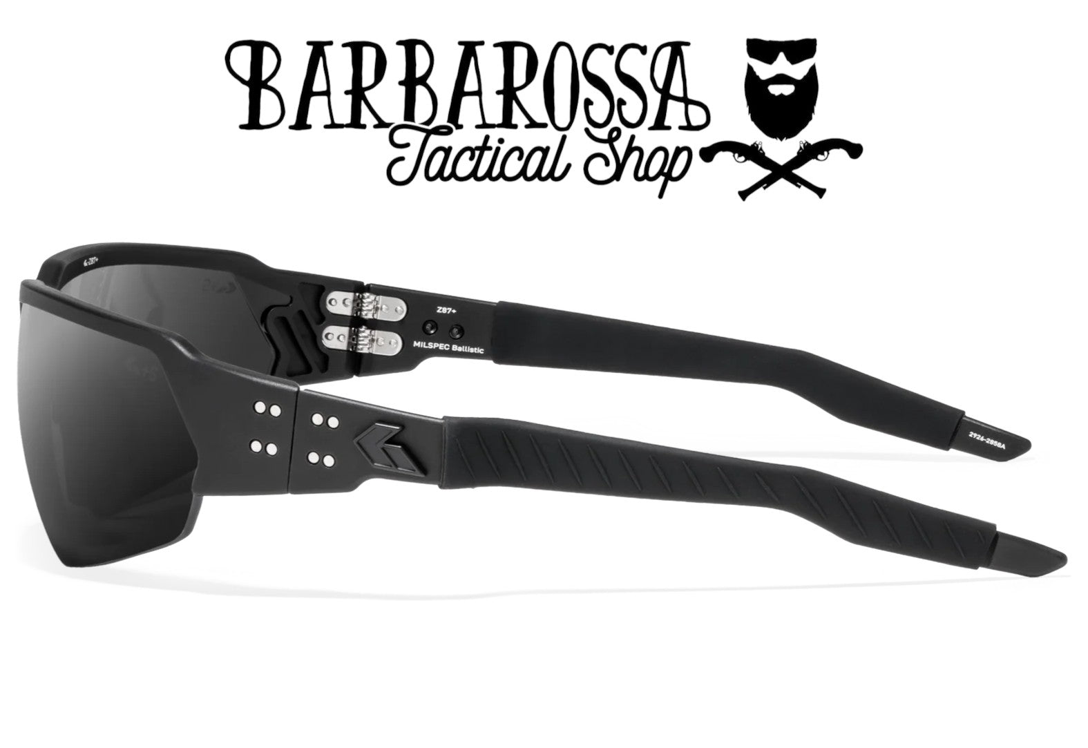 GATORZ - TACTIS, ANSI Z87+/MILSPEC Ballistic Black w/Anti-Fog