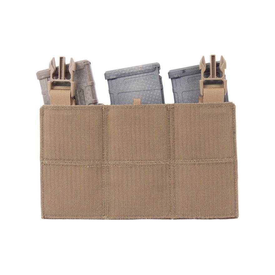 Warrior Laser Cut LPC V2 Low Profile Plate Carrier with Ladder Sides and DFP Triple Adaptive Mag Pouch & 5.56 Triple Inserts