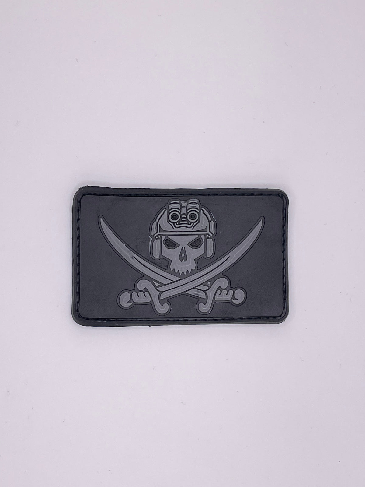 Jolly Roger Helmet Patch