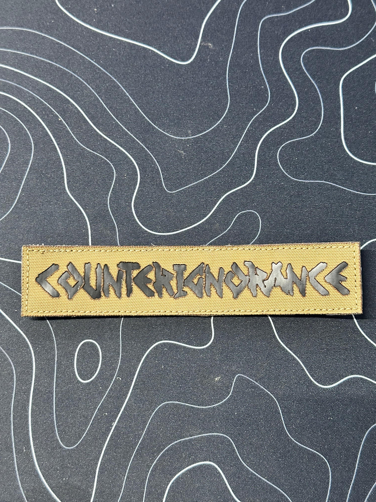 Patch Laser Cut Counter Ignorance - Coyote