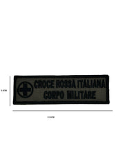 Patch Ricamata Croce Rossa Italiana Corpo Militare