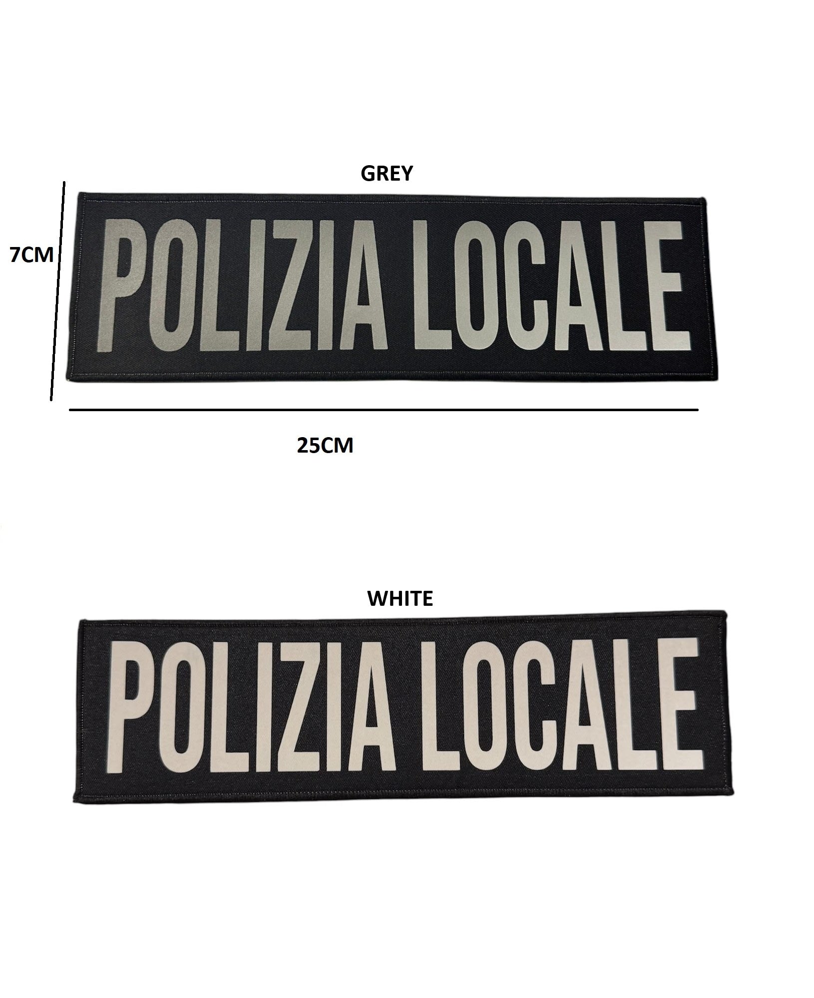 Patch Polizia Locale Catarifrangente Grande