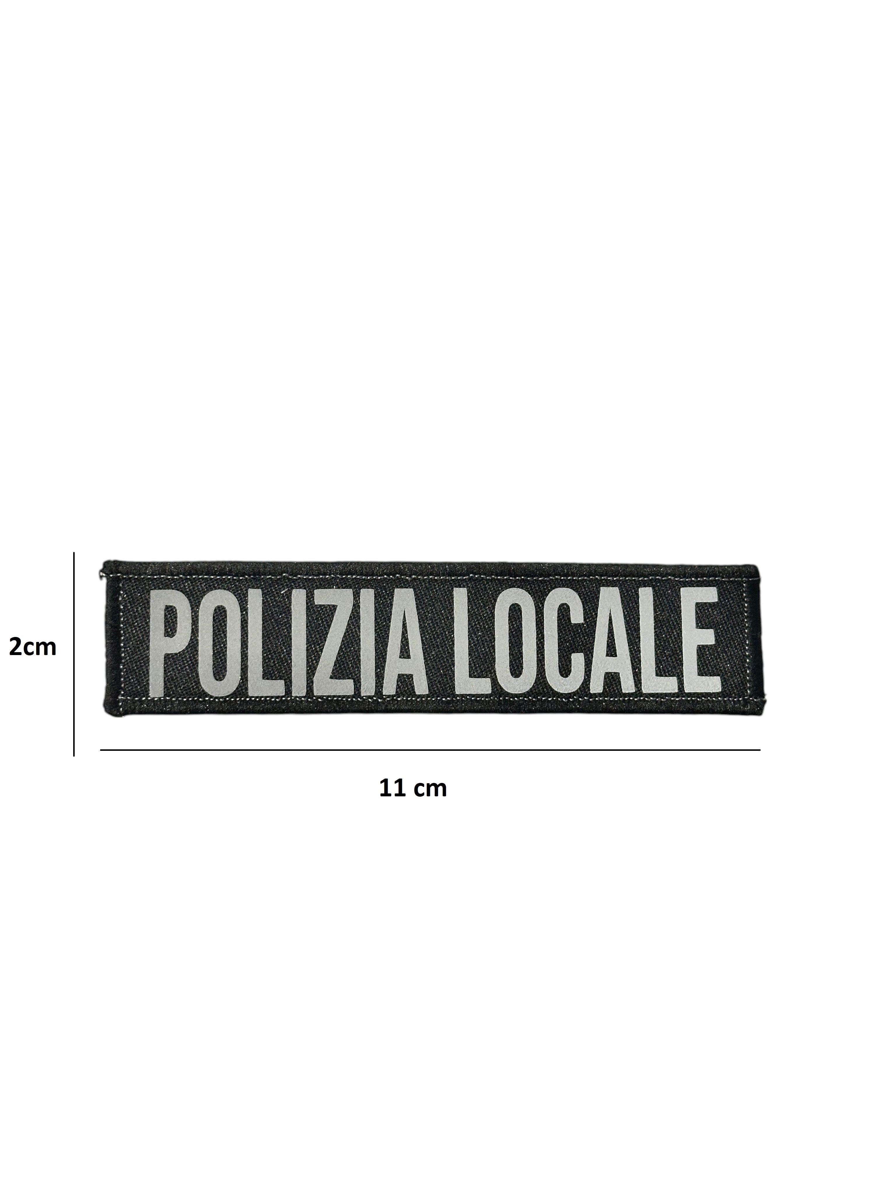 Patch Polizia Locale Catarifrangente Piccola