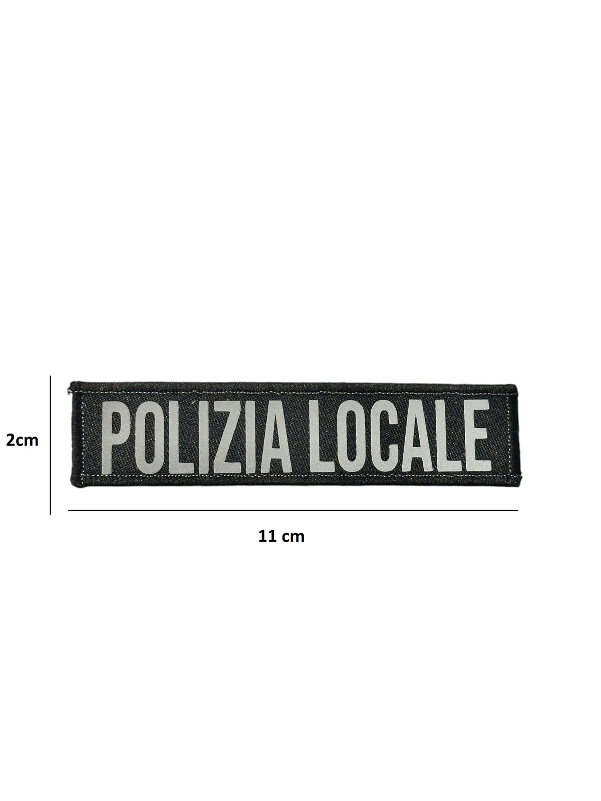 Patch Polizia Locale Catarifrangente Piccola