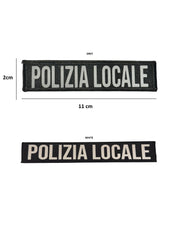 Patch Polizia Locale Catarifrangente Piccola