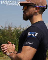 T-shirt Thin Blue Line Italy® ACAB Brotherhood (Blue Navy)