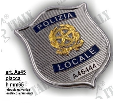 Ascot - Distintivo Da Cintura Polizia Locale