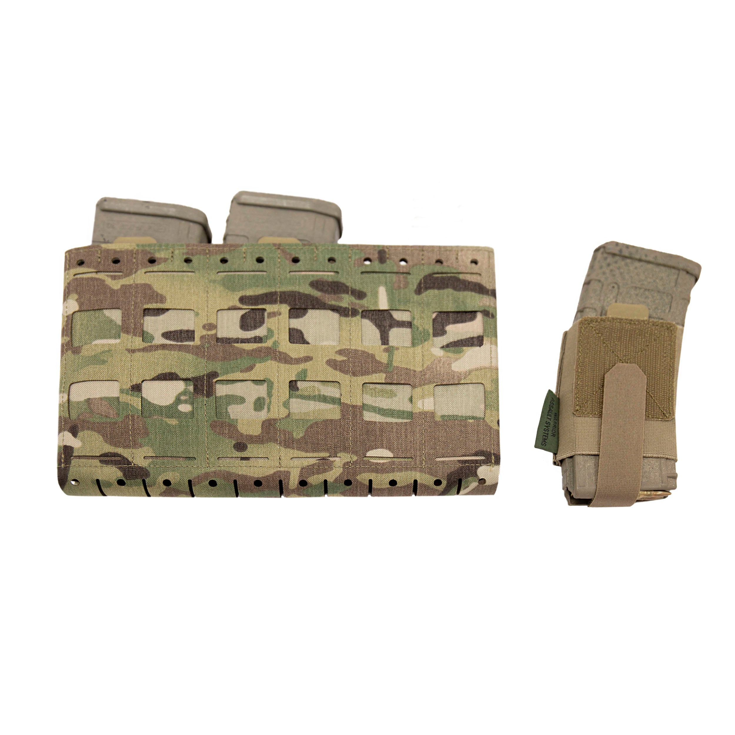 Warrior Laser Cut Kangaroo Pouch with 3 x 5.56mm Inserts MultiCam