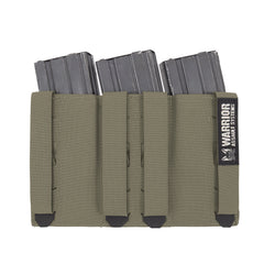 Warrior Laser Cut Triple Snap Mag Pouch - Ranger Green