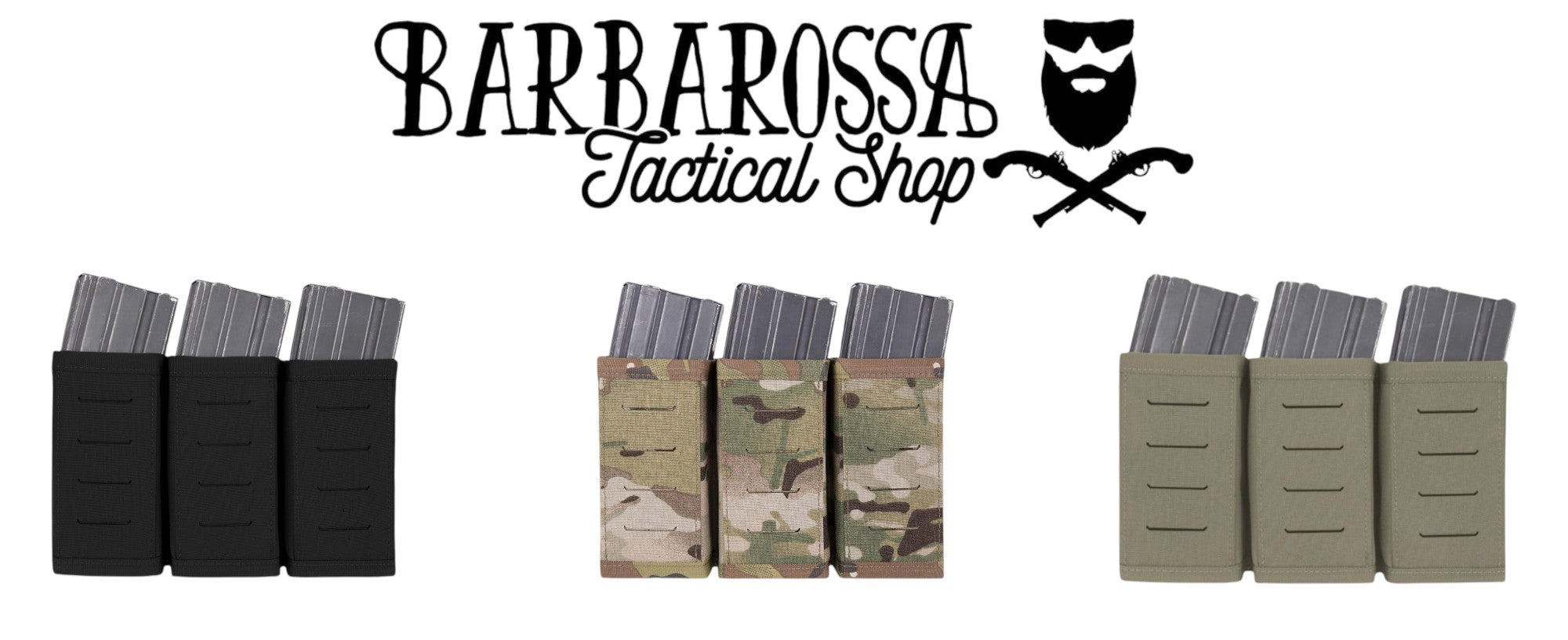 Warrior Laser Cut Triple Snap Mag Pouch