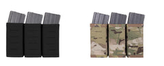 Estuche para cargador triple con corte láser Warrior - Verde Ranger