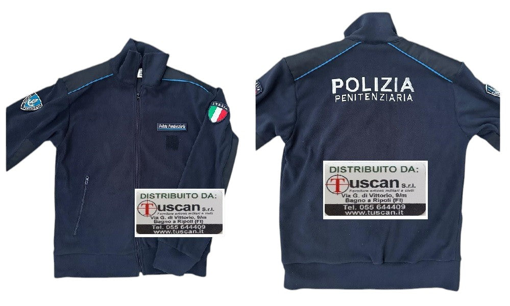 Maglione POLIZIA PENITENZIARIA in Pile - Blu