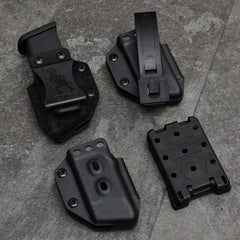 BGs - Pistol Mag Carriers - Double Stack Magazines  IWB + Soft Lining - Black