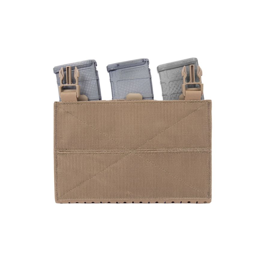 Warrior Laser Cut LPC V2 Low Profile Plate Carrier with Ladder Sides and DFP Kangaroo Pouch with Triple 5.56 Inserts