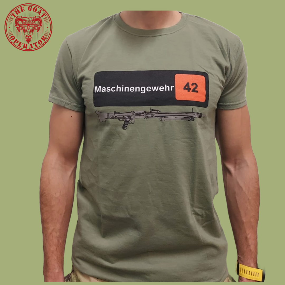 T-Shirt "Maschinengewehr 42" - The Goat Operator