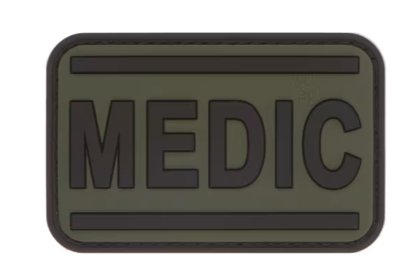3D Medic OD Patch – Barbarossa Tactical Shop