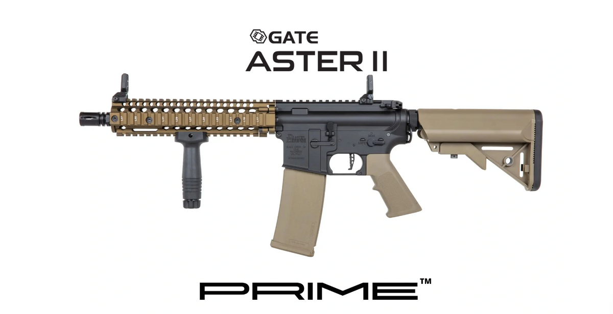 Specna Arms Daniel Defense® MK18 SA-P19 Prime™ Aster II ETU with brushless motor Chaos Bronze