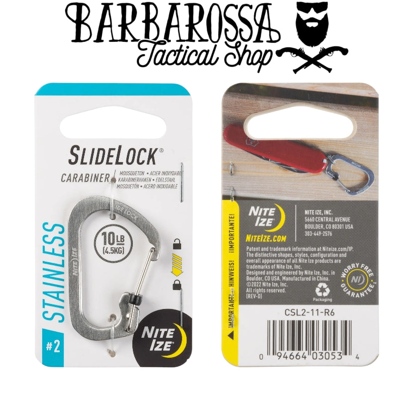 Nite Ize - SlideLock® #2 Carabiner Stainless Steel