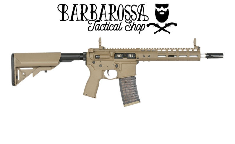 Noveske 10.5" Gen III Shorty 300BLK AEG Rifle Eshooter ETU - FDE [EMG]