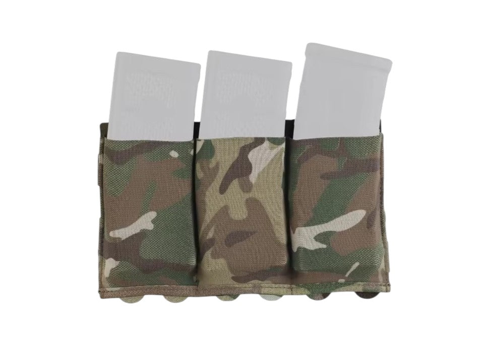 WoSport - Triple Lightweight Elastic Mag Pouch - Multicam