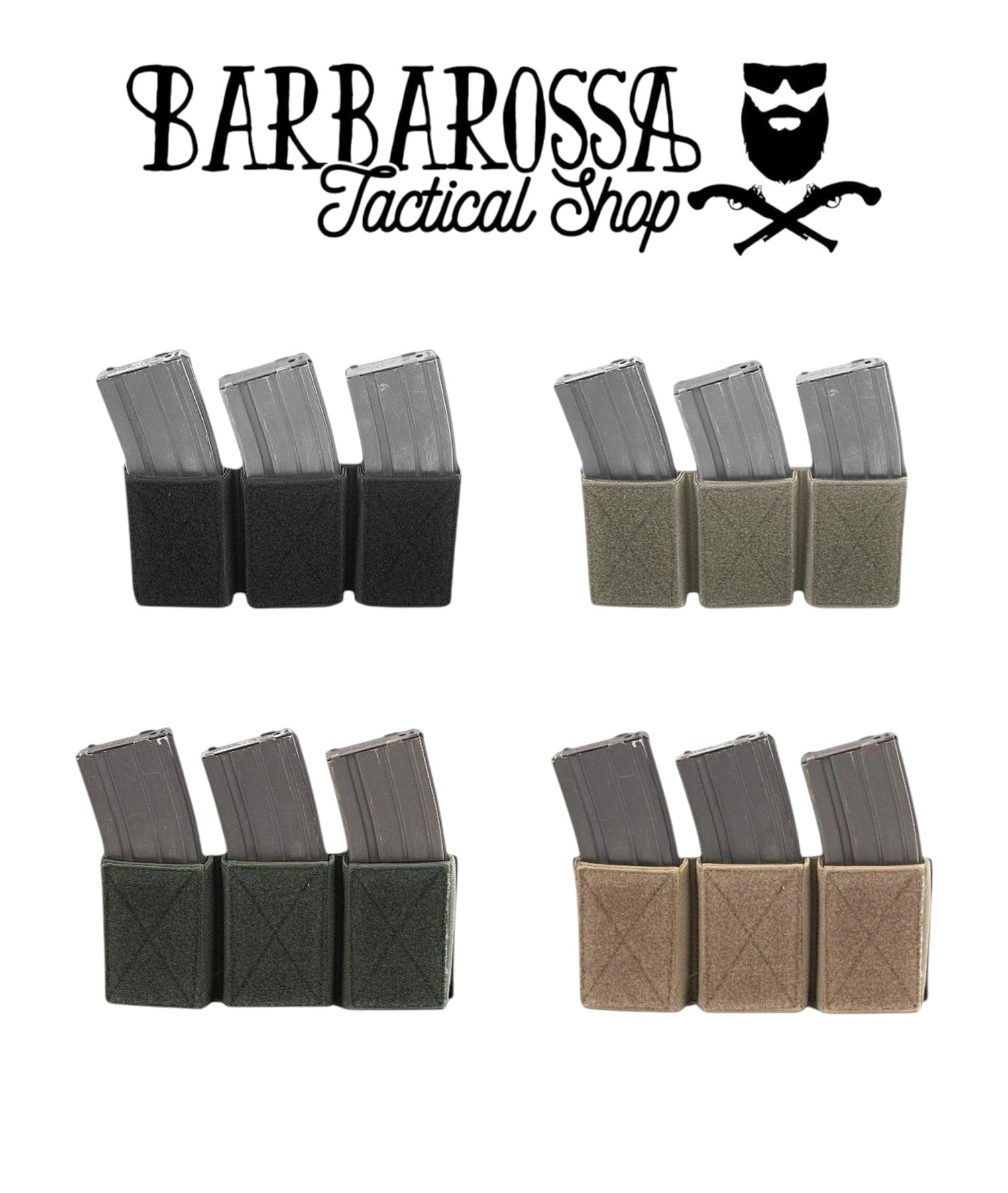 Warrior Triple Velcro Mag Pouch for 5.56mm Mags.