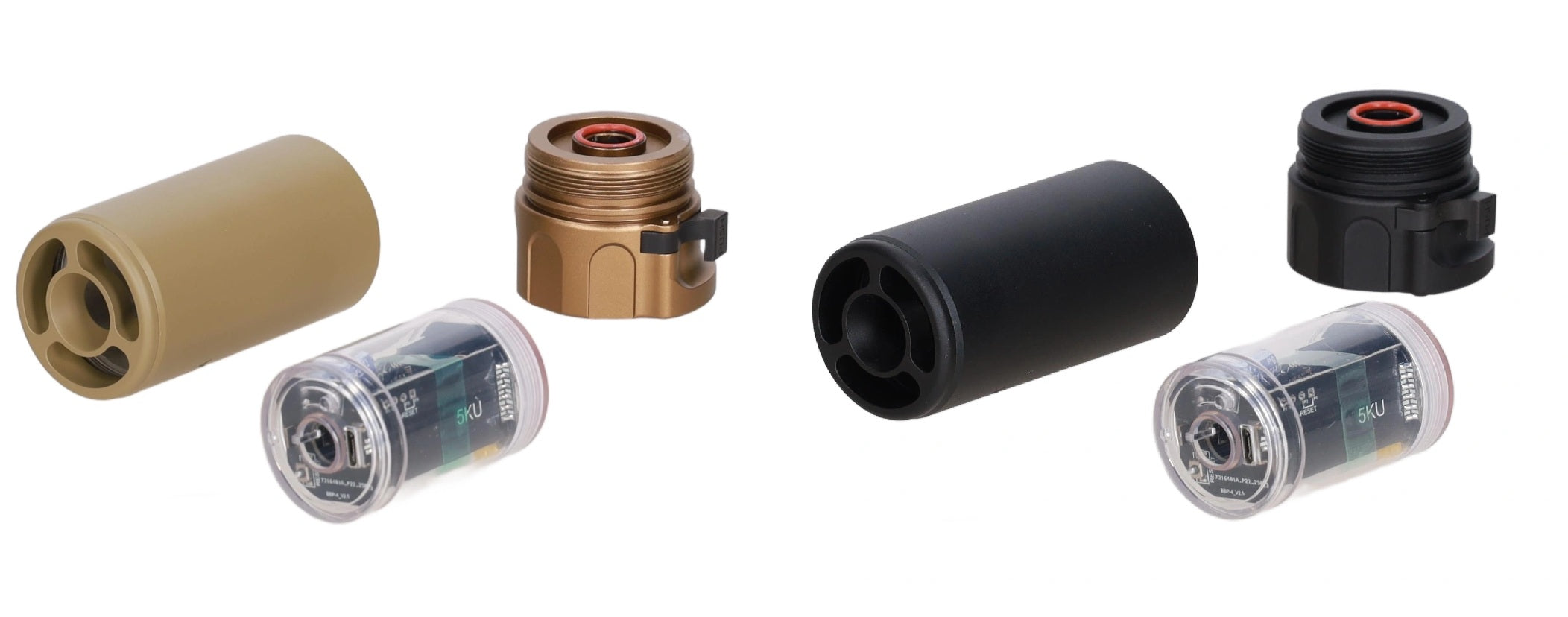Spitfire BBP-217 Tracer Sound Suppressor Short - Tan [5KU]