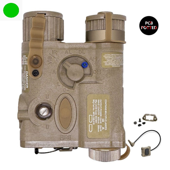 SomoGear PEQ-16 Aiming Laser VCSEL Illuminator - Tan