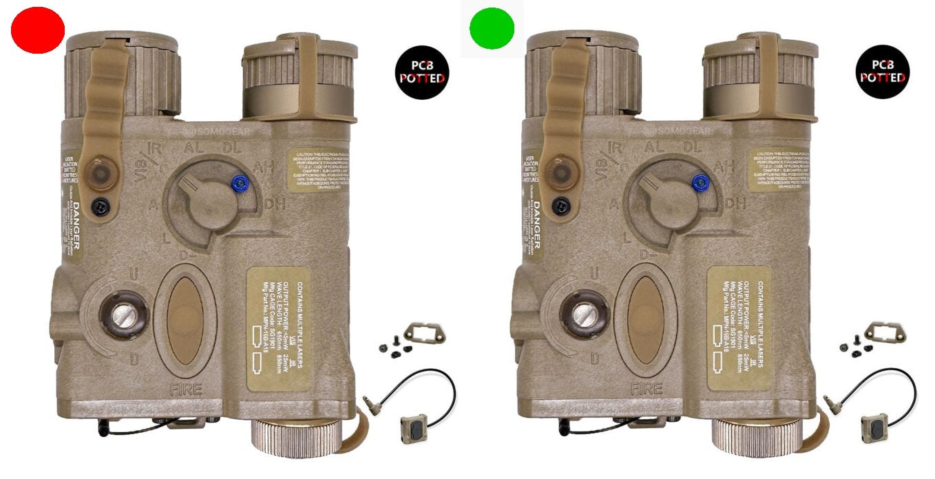 SomoGear PEQ-16 Aiming Laser VCSEL Illuminator - Tan